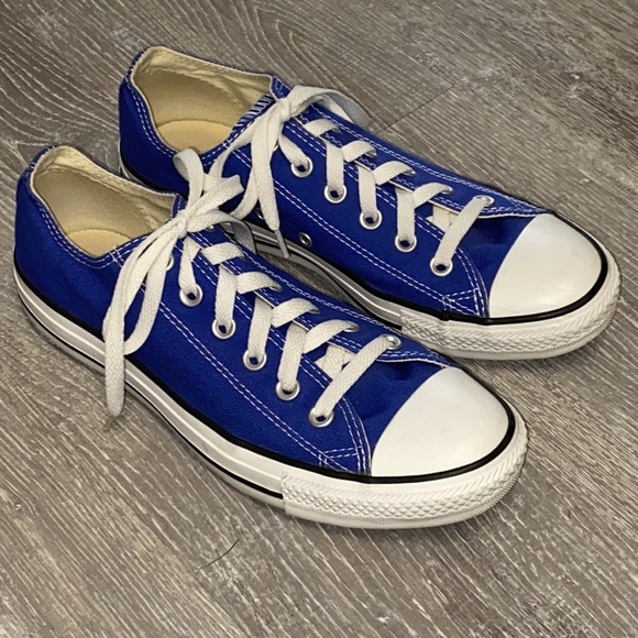 Converse All Star Blue Sneakers Summer Beach Vacation Skater Punk Rock - Picture 2 of 12